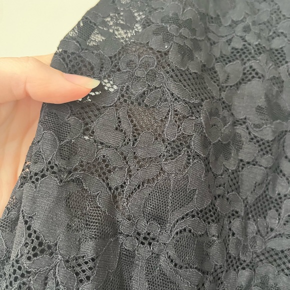 Aritzia Babaton Reel Bodysuit Black Lace - Picture 6 of 8